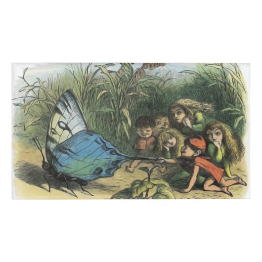 Badge D'identification Papillon Elf Art Cute Elves Papillons (Devant)