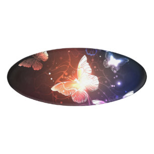 Badge D'identification Papillons de nuit lumineux