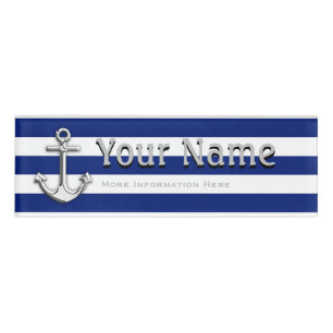 Badge D'identification Passez l'Ancre au bichromate de potasse sur le