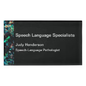 Badge D'identification Pathologiste de Discours-Langue (Devant)