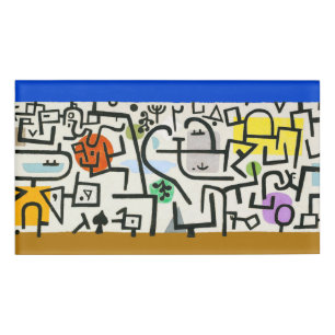 Badge D'identification Paul Klee Rich Harbour Expressionnisme Abstrait
