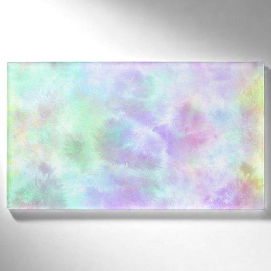 Badge D'identification Peinture d'aquarelle Pastel Rainbow Cravate-Dye (Devant)