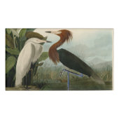 Badge D'identification Peinture de la faune d'Audubon Heron violet (Devant)