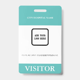 Badge d'identification personnalisé avec code-barr