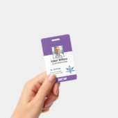 Badge d'identification personnalisé avec logo et p (Manuel / portable)