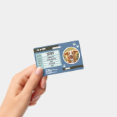 Badge d'identification personnalisé avec photo de  (Manuel / portable)