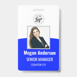 Badge d'identification personnalisé avec photo de