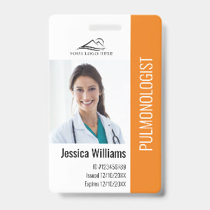 Badge d'identification personnalisé avec photo et 