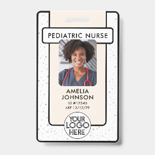 Badge d'identification personnalisé avec photo et