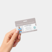 Badge d'identification personnalisé avec photo pou (Manuel / portable)