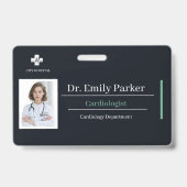 Badge d'identification personnalisé de cardiologue (Avant)