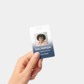 Badge d'identification personnalisé de l'employé d (Manuel / portable)