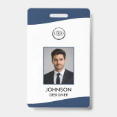 Badge d'identification personnalisé d'employé (Avant)
