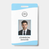 Badge d'identification personnalisé d'employé (Avant)
