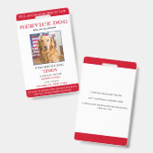 Badge d'identification personnalisé pour chien d'a (Avant & arrière)