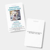 Badge d'identification personnalisé pour chien de  (Avant & arrière)