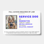 Badge d'identification personnalisé pour chien de (Avant)