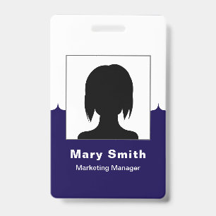 Badge d'identification personnalisé pour employés