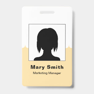 Badge d'identification personnalisé pour employés