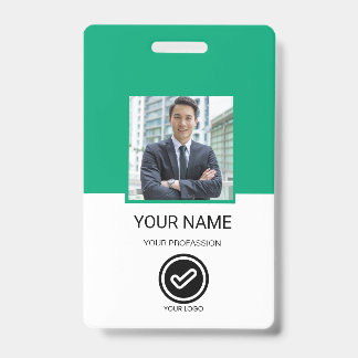 Badge d'identification personnalisé pour employés