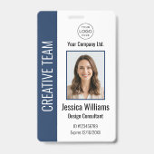 Badge d'identification personnalisé pour employés (Avant)