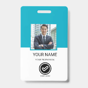 Badge d'identification personnalisé pour employés