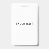 Badge d'identification personnalisé pour enseignan (Arrière)
