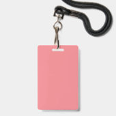 Badge d'identification personnalisé pour enseignan (Arrière avec lanière)