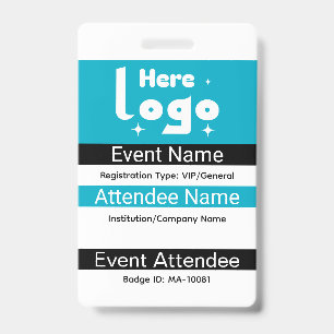 Badge d'identification personnalisé pour Expo avec