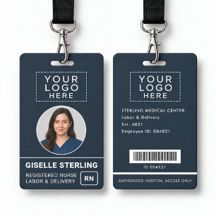 Badge d'identification personnalisé pour infirmièr