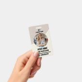 Badge d'identification personnalisé sarcelle pour (Manuel / portable)
