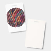 Badge d'identification personnalisé sous forme de (Avant & arrière)