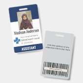 Badge d'identification personnalisée | Badge d'ide (Avant & arrière)