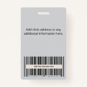 Badge d'identification personnalisée | Badge d'ide (Dos)