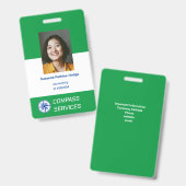 Badge d'identification personnalisée de l'employé (Avant & arrière)