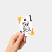 Badge d'identification personnalisée de l'employé (Manuel / portable)