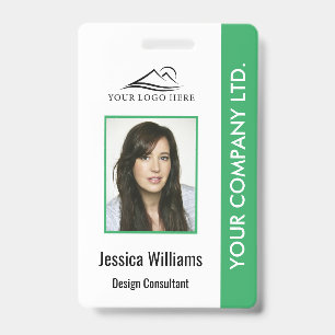 Badge d'identification personnalisée de l'employé