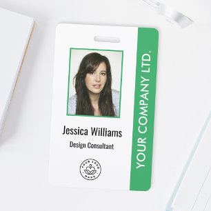 Badge d'identification personnalisée de l'employé