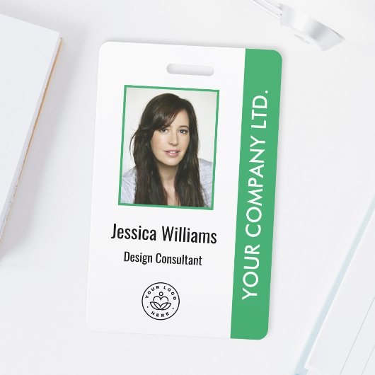 Badge d'identification personnalisée de l'employé