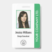 Badge d'identification personnalisée de l'employé (Avant)