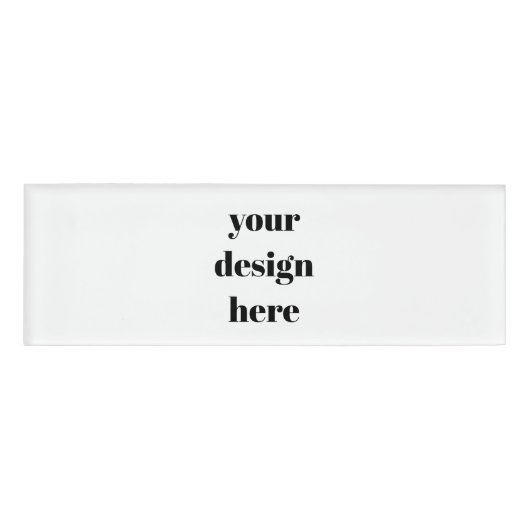 Badge D'identification Personnaliser ou Customiser (Devant)