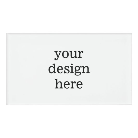 Badge D'identification Personnaliser ou Customiser (Devant)