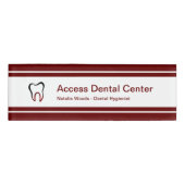 Badge D'identification Personnel administratif dentaire (Devant)