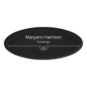 Badge D'identification Personnel de concierge d'hospitalité