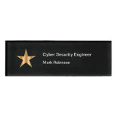 Badge D'identification Personnel des services de cybersécurité (Devant)