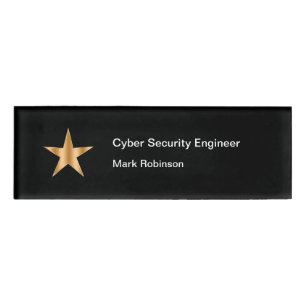 Badge D'identification Personnel des services de cybersécurité