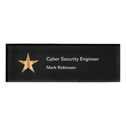 Badge D'identification Personnel des services de cybersécurité (Devant)