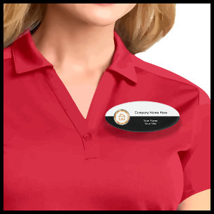 Badge D'identification Personnel du bureau immobilier