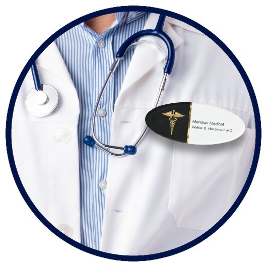 Badge D'identification Personnel Médicale Classique