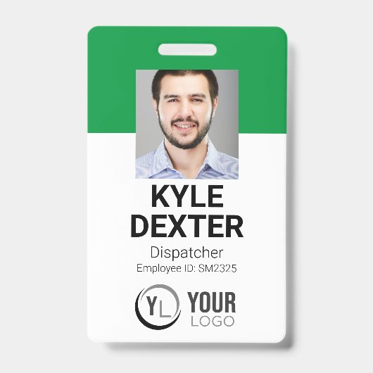 Badge d'identification photo (Avant)